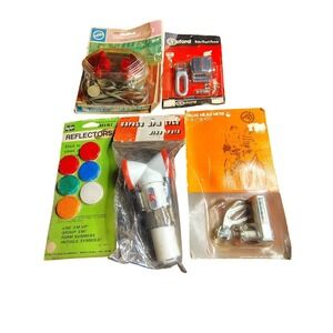 Vintage bicycle accessory lot